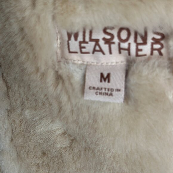 "Almost Famous" Look Alike Fur Lined Suede Jacket - Picture 4 of 6